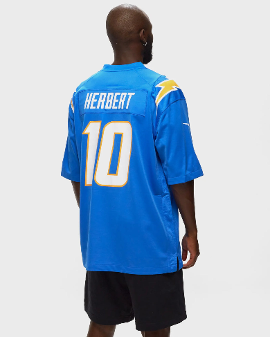 
                      
                        NFL LOS ANGLES CHARGERS HOME GAME JERSEY JUSTIN HERBERT #10
                      
                    