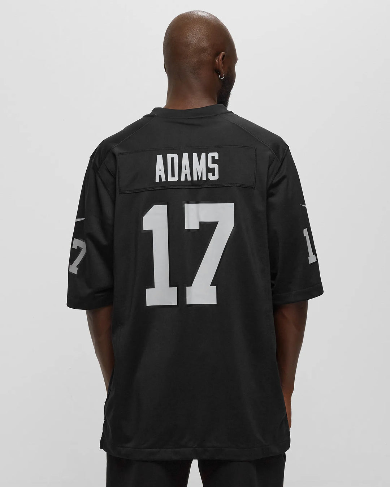 NFL LAS VEGAS RAIDERS HOME GAME JERSEY DAVANTE ADAMS #17