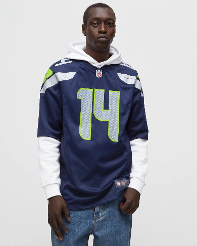 NFL SEATTLE SEAHAWKS HOME GAME JERSEY DK METCALF #14