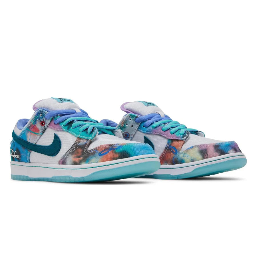 
                      
                        Nike Dunk Low SB x Futura Laboratories “Bleached Aqua”
                      
                    