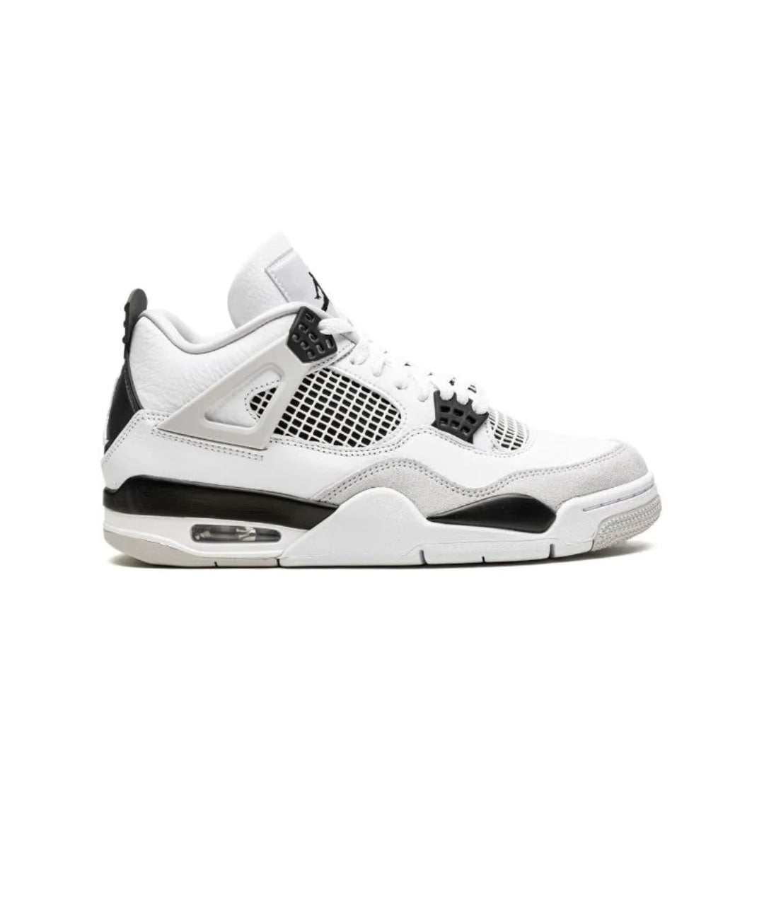 AIR JORDAN  4 RETRO "WHITE OREO " SNEAKERS