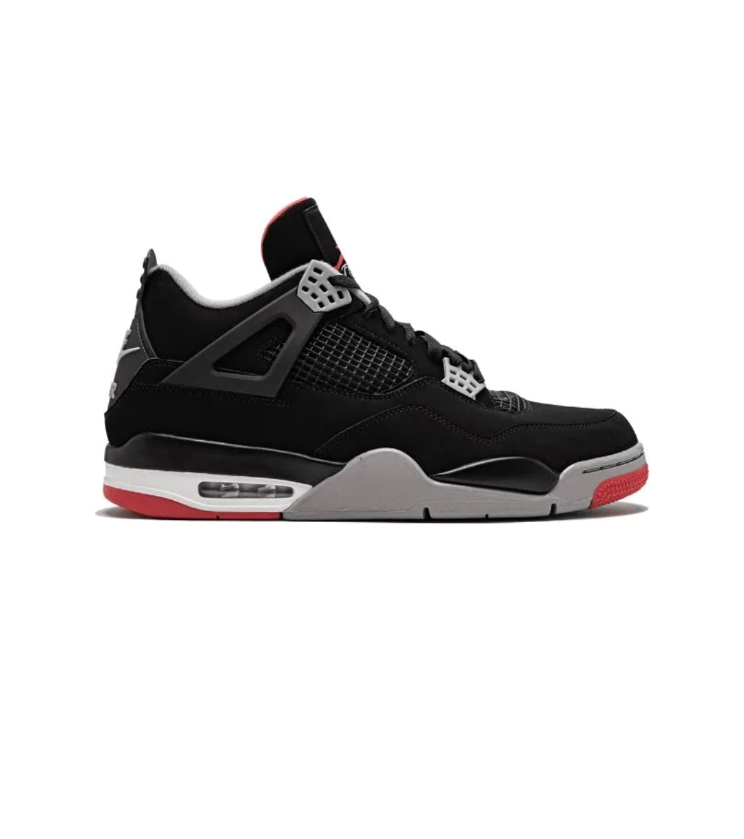 AIR JORDAN  4 RETRO "BRED 2019 RELEASE" SNEAKERS