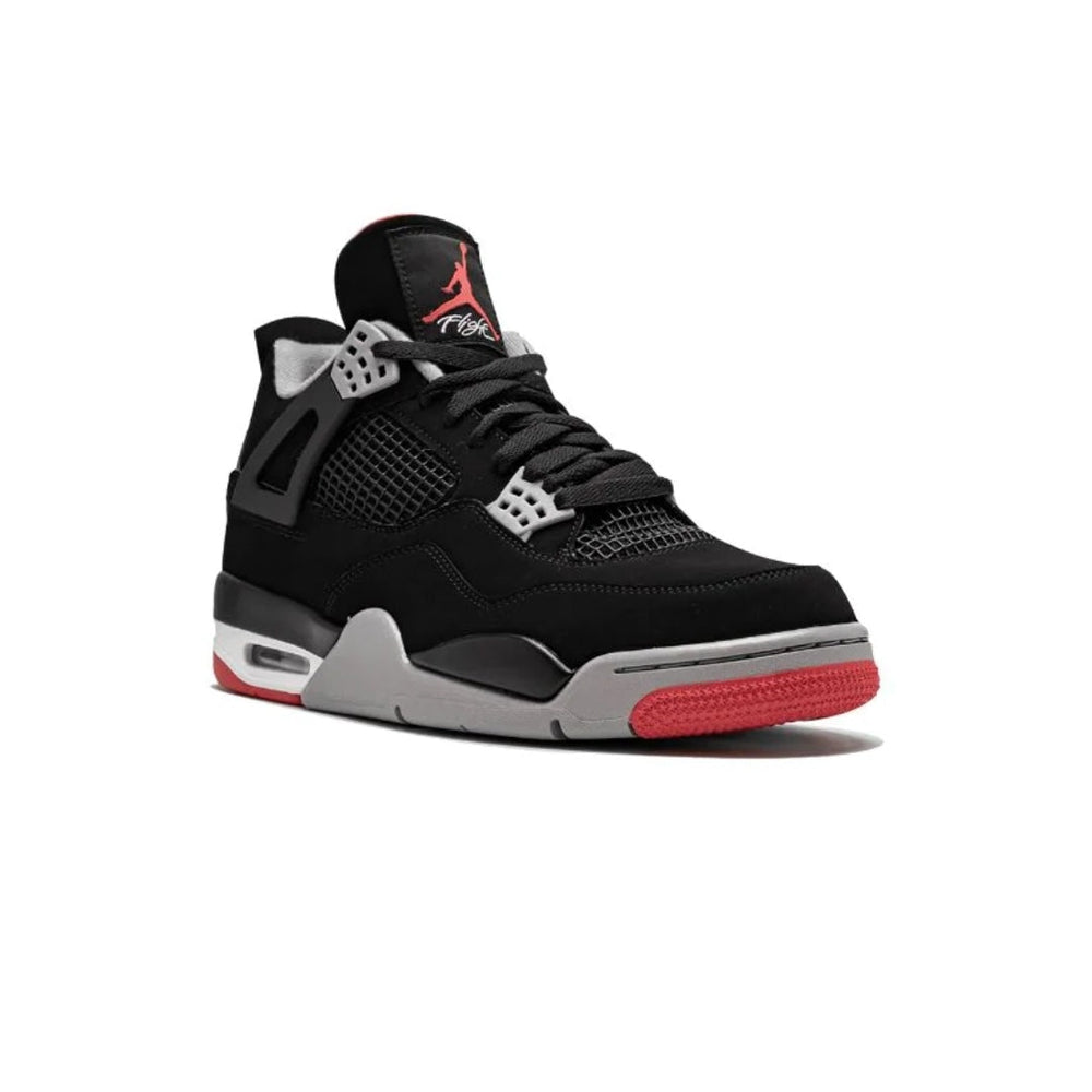 
                      
                        AIR JORDAN  4 RETRO "BRED 2019 RELEASE" SNEAKERS
                      
                    