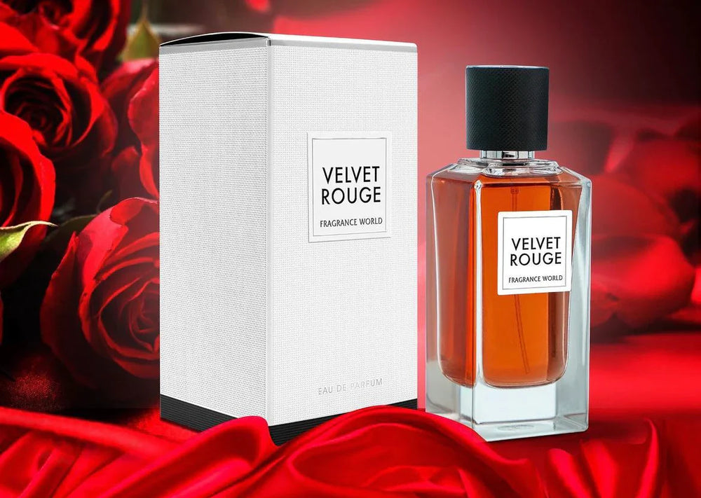 
                      
                        Velvet Rouge 100 ml Eau De Parfum Woody scent
                      
                    