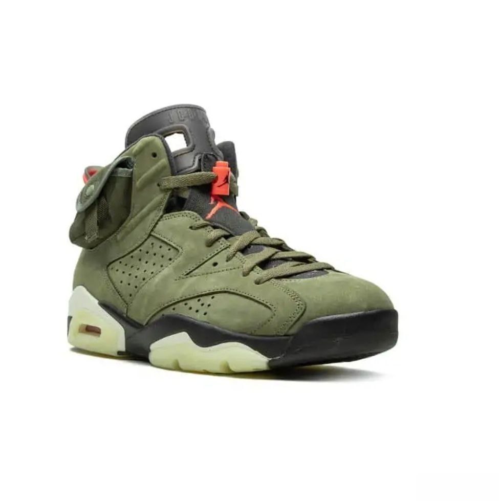 Air Jordan 6 Retro SP X Travis Scott - Medium Olive