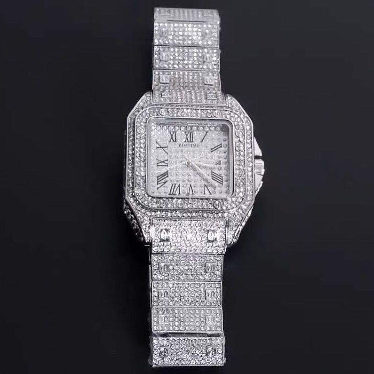 ICED WATCH SILVER