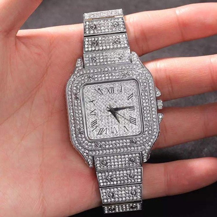 ICED WATCH SILVER