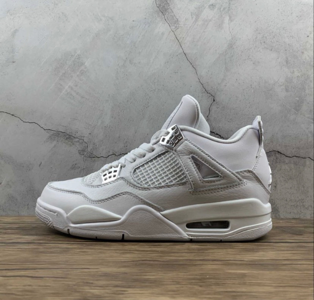 jordan 4 gray and silver